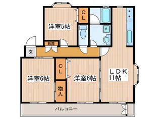 ソフィアガ-デンIII【3階】の間取り