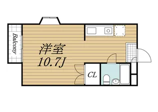 千葉県市原市旭五所【アパート】の間取り