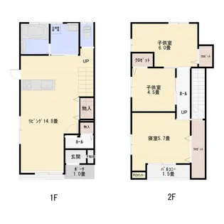 広島県東広島市黒瀬切田が丘1【一戸建】の間取り
