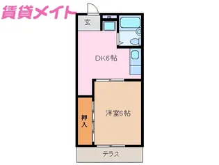 シティハイツホープ【1階】の間取り