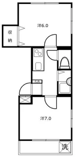 リブ上池台II【1階】の間取り
