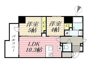 プライマル根岸【3階】の間取り