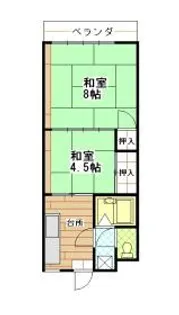 メゾン・セルバンデス【3階】の間取り