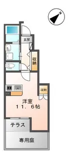 サンパレス【1階】の間取り