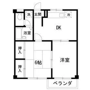 エステートピア日吉【3階】の間取り