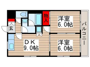 SKビル拾壱番館【3階】の間取り