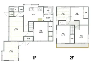 千葉県船橋市田喜野井2【一戸建】の間取り