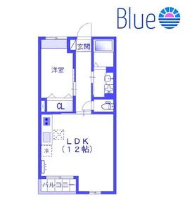 美・アベニール【1階】の間取り