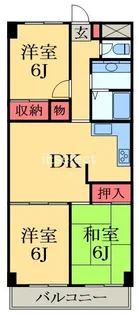 ホワイトハウス【2階】の間取り