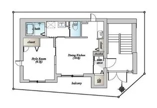 仁志町アドレス【1階】の間取り