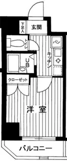 ヴェルト池袋【9階】の間取り