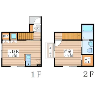 グランドソレイユ小松島【1階】の間取り