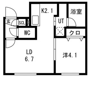 Novello NANGO(ノヴェッロ南郷)【4階】の間取り