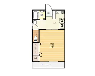 メゾンエンドウ【1階】の間取り