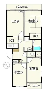 嶮山パークヒルズ【2階】の間取り
