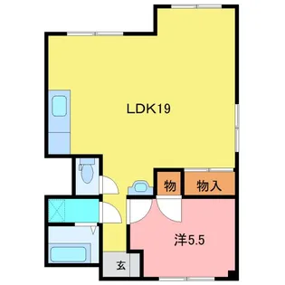 高木ハイツ【1階】の間取り