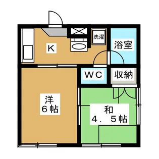 FTKハイツ【1階】の間取り