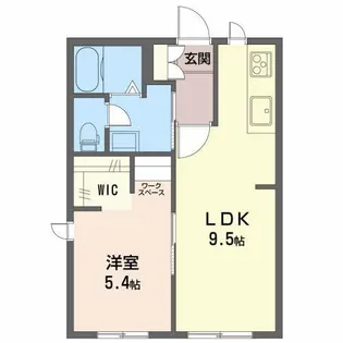 クローバー【1階】の間取り