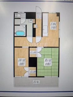 柴又STマンション【5階】の間取り
