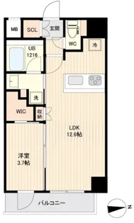東京都大田区東糀谷1【マンション】の間取り