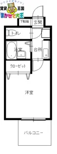 ライオンズマンション諏訪神社前【11階】の間取り