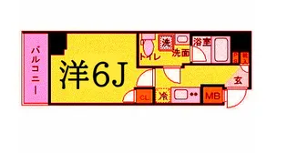 リヴシティ横濱末吉町【3階】の間取り