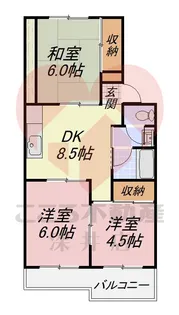FKマンション【3階】の間取り