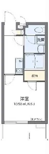 1Kの間取り画像
