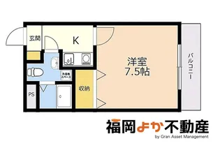 ひろやビル【4階】の間取り