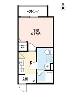 アクシア小路【2階】の間取り