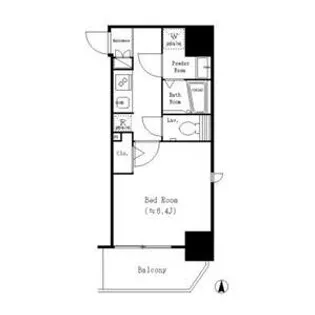 ルーエ本町【7階】の間取り