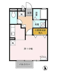 エクレール【2階】の間取り