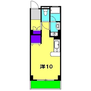 静清第3ハイツ【5階】の間取り