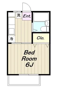 コーポPB B8【1階】の間取り