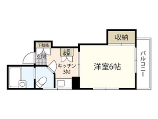 ホワイトコートセザム【4階】の間取り