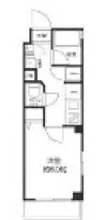 メリディアン世田谷【2階】の間取り