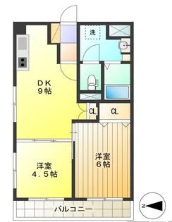 パレス桜【3階】の間取り