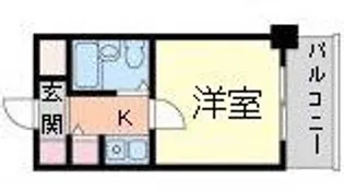 ペイサージュサンコー【7階】の間取り