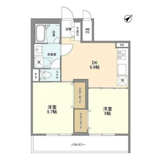 メゾン・ド・白山【2階】の間取り