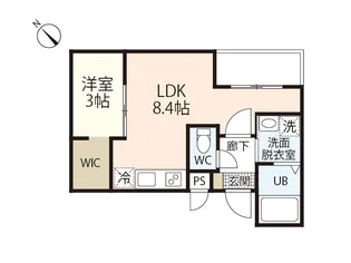 MOVE西原EAST【2階】の間取り