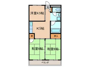 グランドハイツ喜多山【3階】の間取り