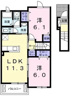 Schon Blume【2階】の間取り