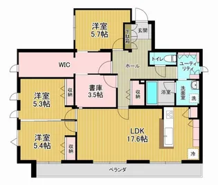 鷺宮2丁目メゾン(仮称)【3階】の間取り