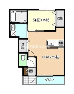 Prezia多良見west【1階】の間取り