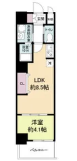 LIVE FLAT桜宮【2階】の間取り