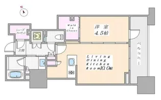 クラッシィハウス神田錦町【6階】の間取り