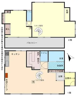 神奈川県藤沢市片瀬5【一戸建】の間取り