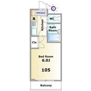 シスルガーデン【1階】の間取り