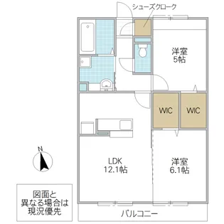 ラ・ペジブル B【3階】の間取り