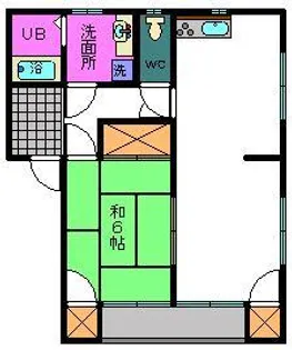 ハイムSKT【1階】の間取り